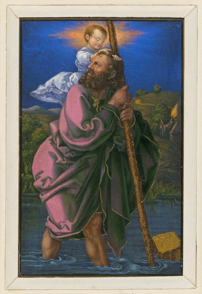 Saint Christopher Facing Left by Albrecht Dürer