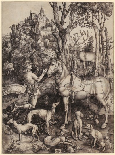 Saint Eustace by Albrecht Dürer