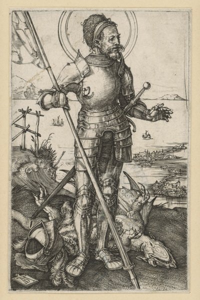 Saint George on Foot by Albrecht Dürer