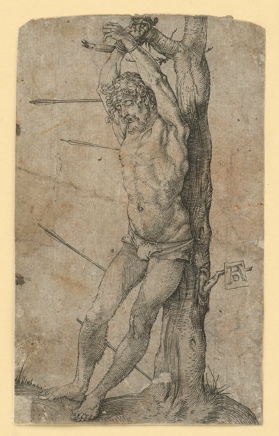 Saint Sebastian Bound to a Tree by Albrecht Dürer