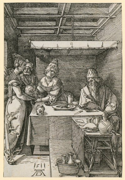 Herodias Receives the Head of John by Albrecht Dürer