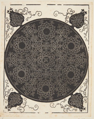Interlaced Cord Pattern with Seven Wreaths by Albrecht Dürer