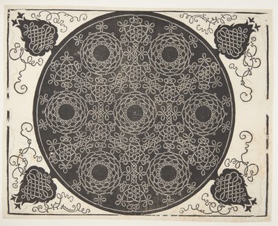 Interlaced Cord Pattern with Seven Wreaths by Albrecht Dürer