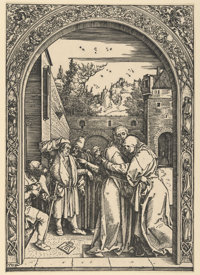 Joachim and Anna at the Golden Gate, from The Life of the Virgin by Albrecht Dürer
