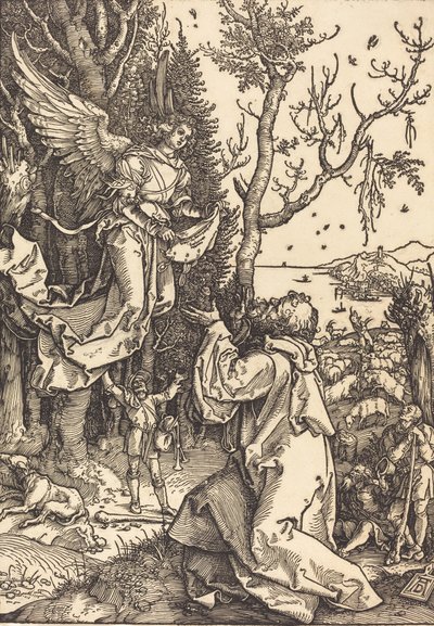 Joachim and the Angel, c. 1504 by Albrecht Dürer