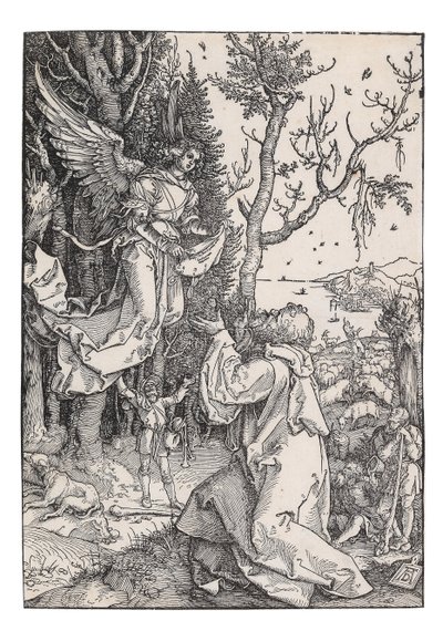Joachim and the Angel, from The Life of the Virgin by Albrecht Dürer