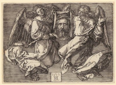 Virgin with the Hairband in a Halo on the Crescent Moon by Albrecht Dürer