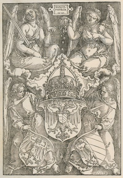 Knot with Heart-Shaped Shield by Albrecht Dürer
