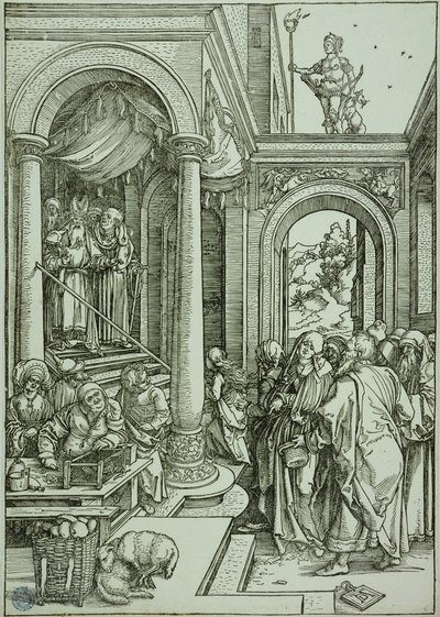 The Life of the Virgin: The Presentation of the Virgin in the Temple (Bartsch 81) by Albrecht Dürer