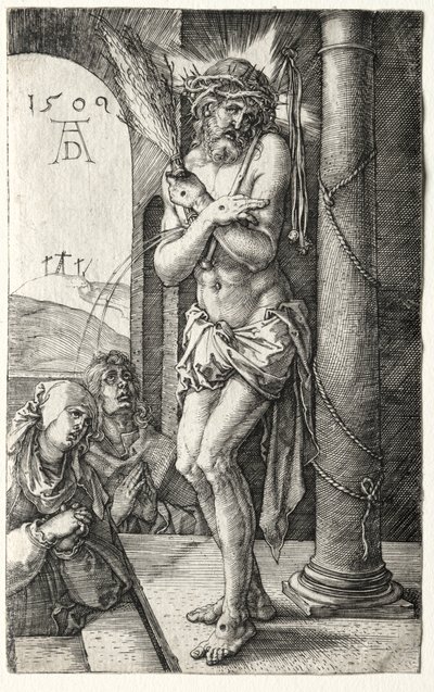 Man of Sorrows by the Column by Albrecht Dürer