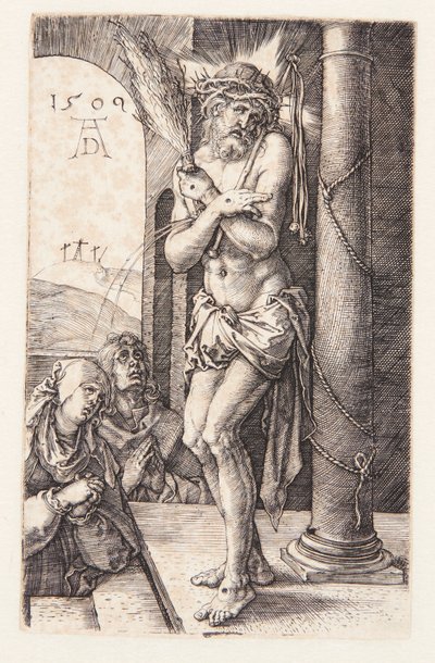 Man of Sorrows by the Column by Albrecht Dürer