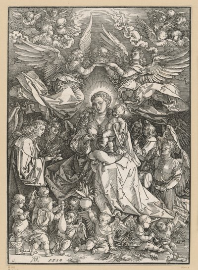 Mary as Queen of Angels by Albrecht Dürer