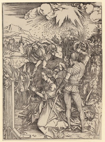 Martyrdom of Saint Catherine by Albrecht Dürer
