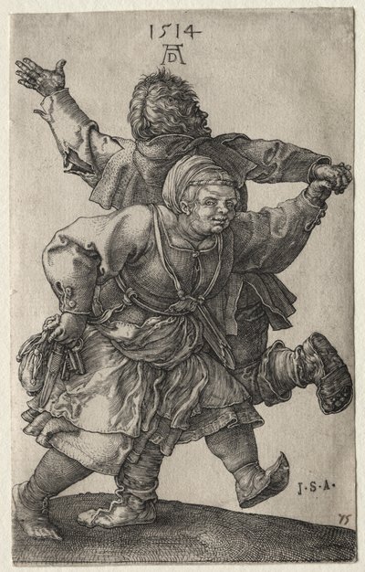 Peasant Couple Dancing by Albrecht Dürer