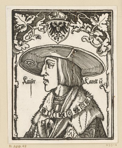 Portrait of Charles V by Albrecht Dürer