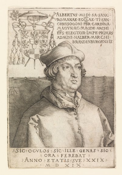 Portrait of Albert of Mainz by Albrecht Dürer