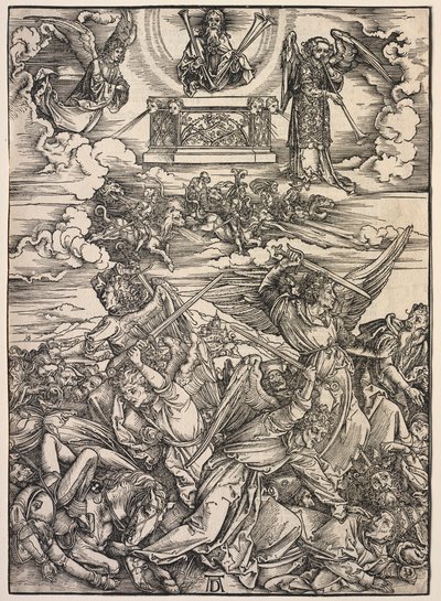 Revelation of St. John: The Four Destroying Angels, 1511 by Albrecht Dürer
