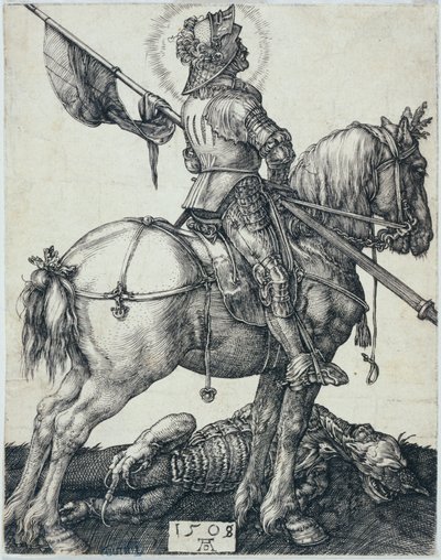 Saint George on Horseback (Bartsch 54) by Albrecht Dürer