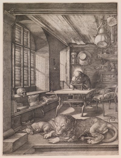 Saint Jerome in His Study by Albrecht Dürer