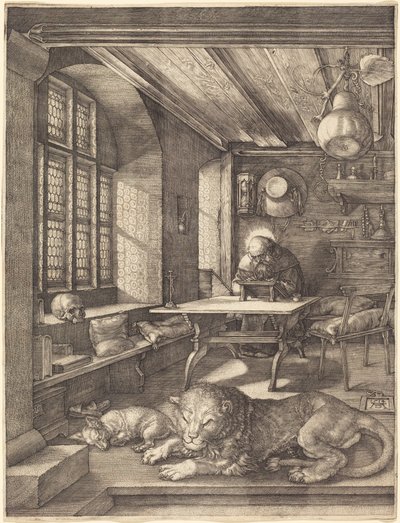Saint Jerome in His Study by Albrecht Dürer