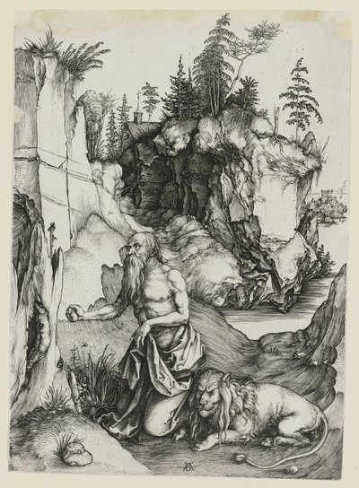 Saint Jerome in Penitence by Albrecht Dürer