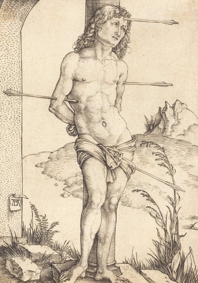 Saint Sebastian Bound to the Column, probably 1498-1499 by Albrecht Dürer