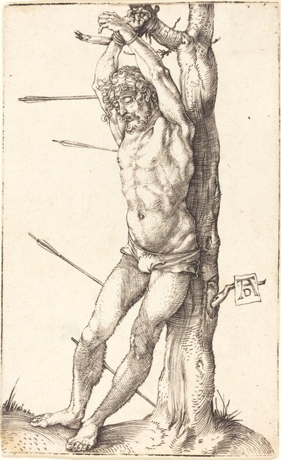 Saint Sebastian Bound to the Tree by Albrecht Dürer