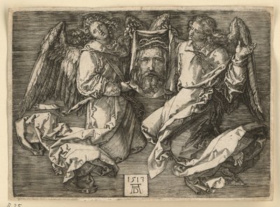 Veil of Veronica, Held by Two Angels by Albrecht Dürer