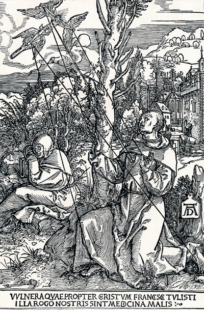 St Francis Receiving the Stigmata by Albrecht Dürer