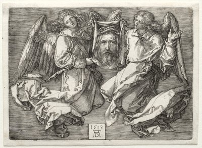 Sudarium Displayed by Two Angels by Albrecht Dürer
