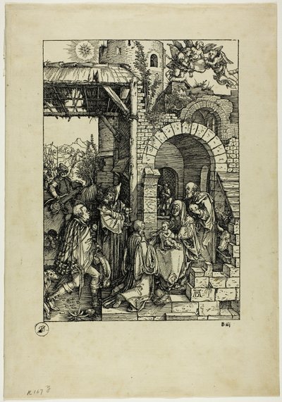 The Adoration of the Magi, from The Life of the Virgin by Albrecht Dürer
