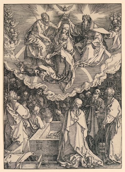 The Assumption of the Virgin, from the Life of the Virgin series by Albrecht Dürer