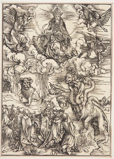 The Beast with Two Horns like a Lamb by Albrecht Dürer