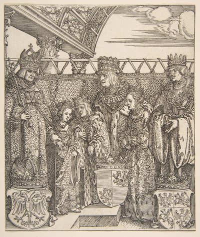 The Congress of Princes at Vienna, from the Triumphal Arch of Emperor Maximilian I by Albrecht Dürer