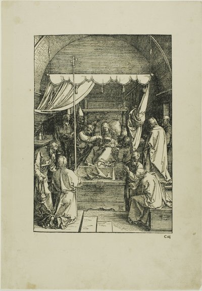 The Death of the Virgin, from The Life of the Virgin by Albrecht Dürer