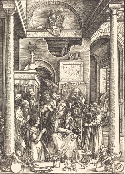 The Glorification of the Virgin, c. 1504 by Albrecht Dürer