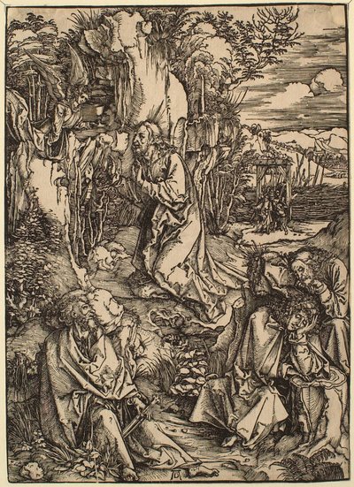 The Great Passion: Christ on the Mount of Olives by Albrecht Dürer