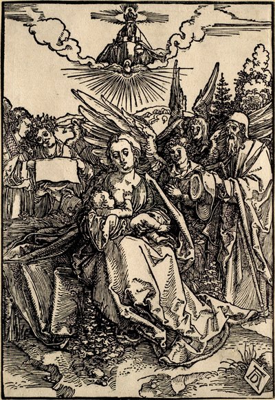 The Holy Family with Five Angels by Albrecht Dürer