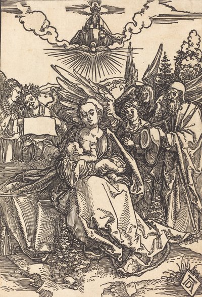 The Holy Family with Five Angels, in or before 1505 by Albrecht Dürer