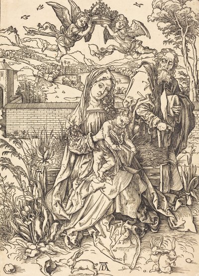 The Holy Family with the Three Hares, c. 1497-1498 by Albrecht Dürer