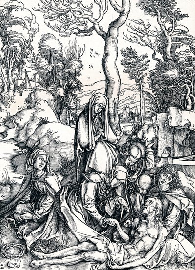 The Lamentation for Christ, 1498 by Albrecht Dürer