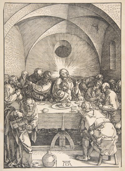 The Last Supper, from "The Large Passion" by Albrecht Dürer