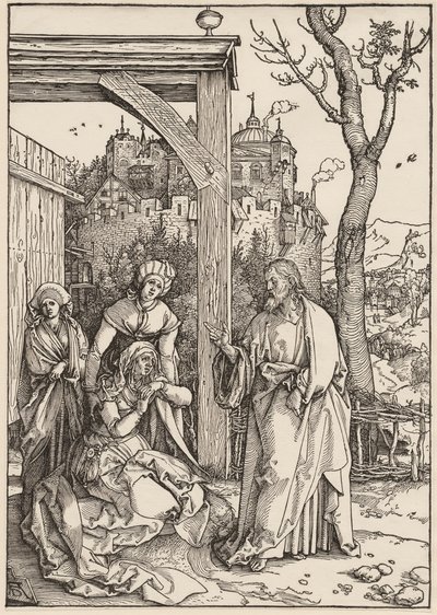 The Life of the Virgin: Christ Taking Leave from His Mother by Albrecht Dürer