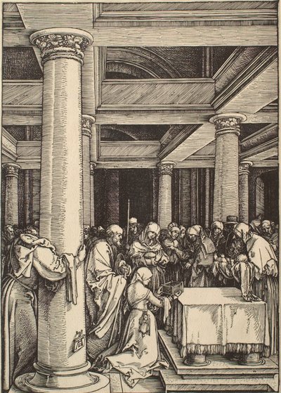 The Life of the Virgin: The Presentation in the Temple by Albrecht Dürer