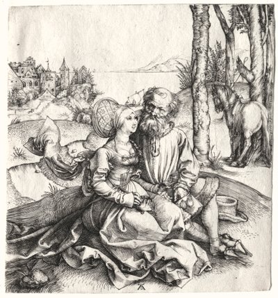 The Offer of Love or The Ill-Assorted Couple by Albrecht Dürer