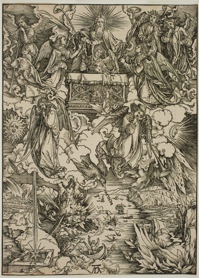 The Seven Trumpets by Albrecht Dürer
