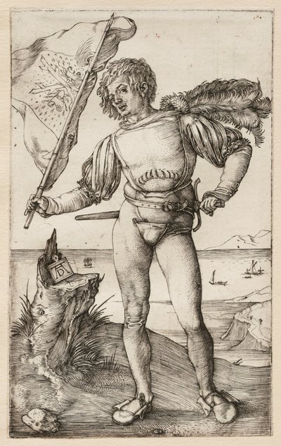 The Standard-Bearer by Albrecht Dürer