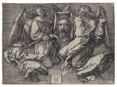 The Sudarium, Displayed by Two Angels by Albrecht Dürer