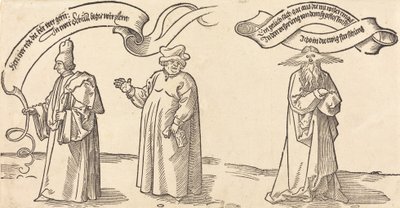 The Teacher, the Clergyman, and Providence by Albrecht Dürer