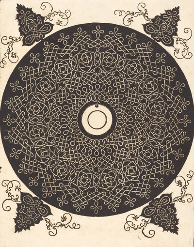 The Third Knot with a Black Circle on a White Medallion, Probably 1506-1507 by Albrecht Dürer